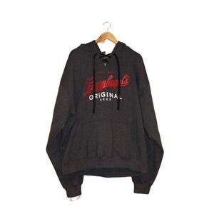 NWT Tristan Hockey Leinenkugels Original Beer Lace Up Hoodie Mens XL Charcoal